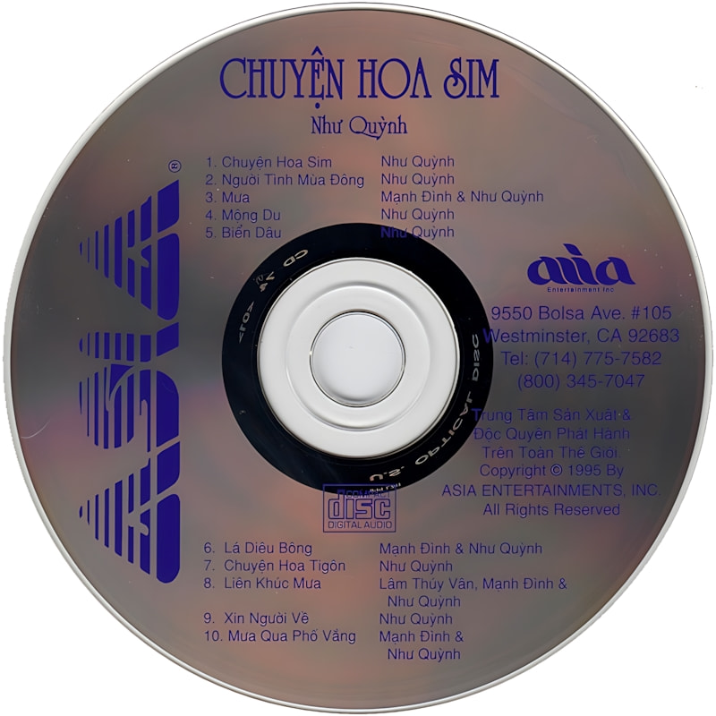 AsiaCD074 – Chuyện Hoa Sim (1995) (CD)